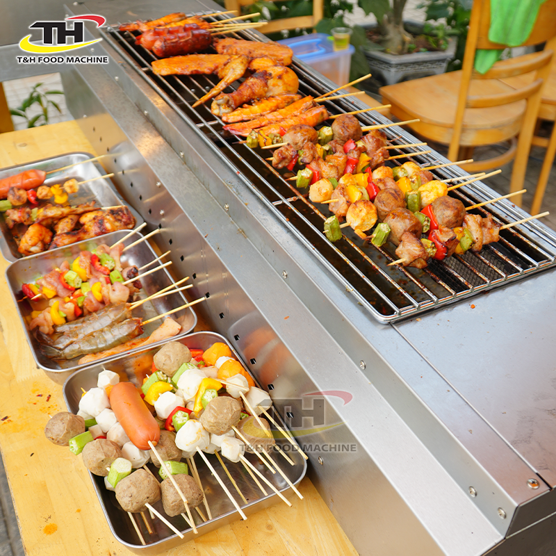 Bí Quyết Kinh Doanh Thịt Xiên Nướng Siêu Lợi Nhuận Với Bếp Gốm Hồng Ngoại T&amp;H: Tiết Kiệm Gas, Phục Vụ Tức Thì